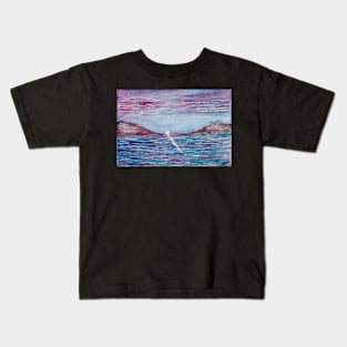 Watercolour Seascape Kids T-Shirt